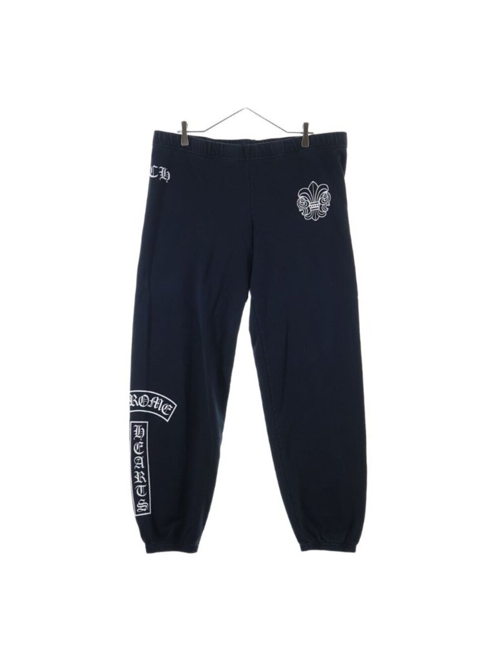 Chrome Hearts Sweatpants T-bar BS Flare Print Black Pants